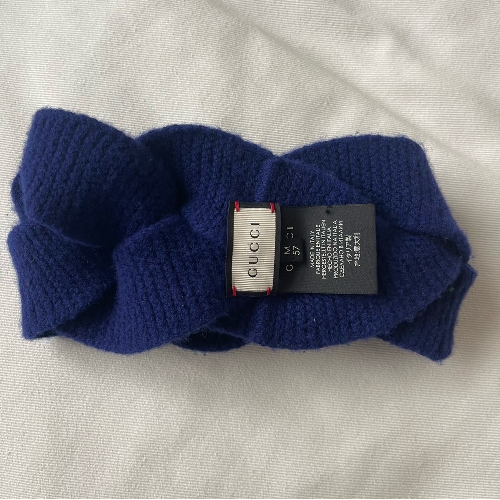 Gucci Ear Warmer Blue - Picture 1 of 6